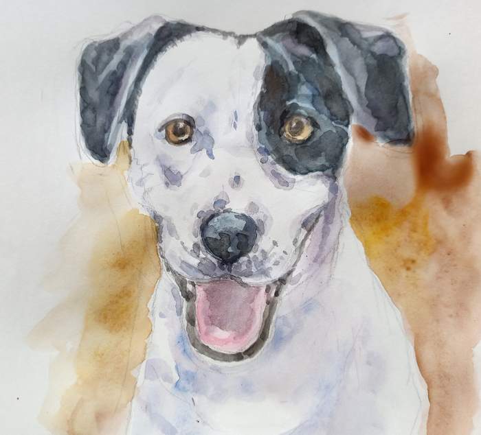 目鼻を入れて完成です