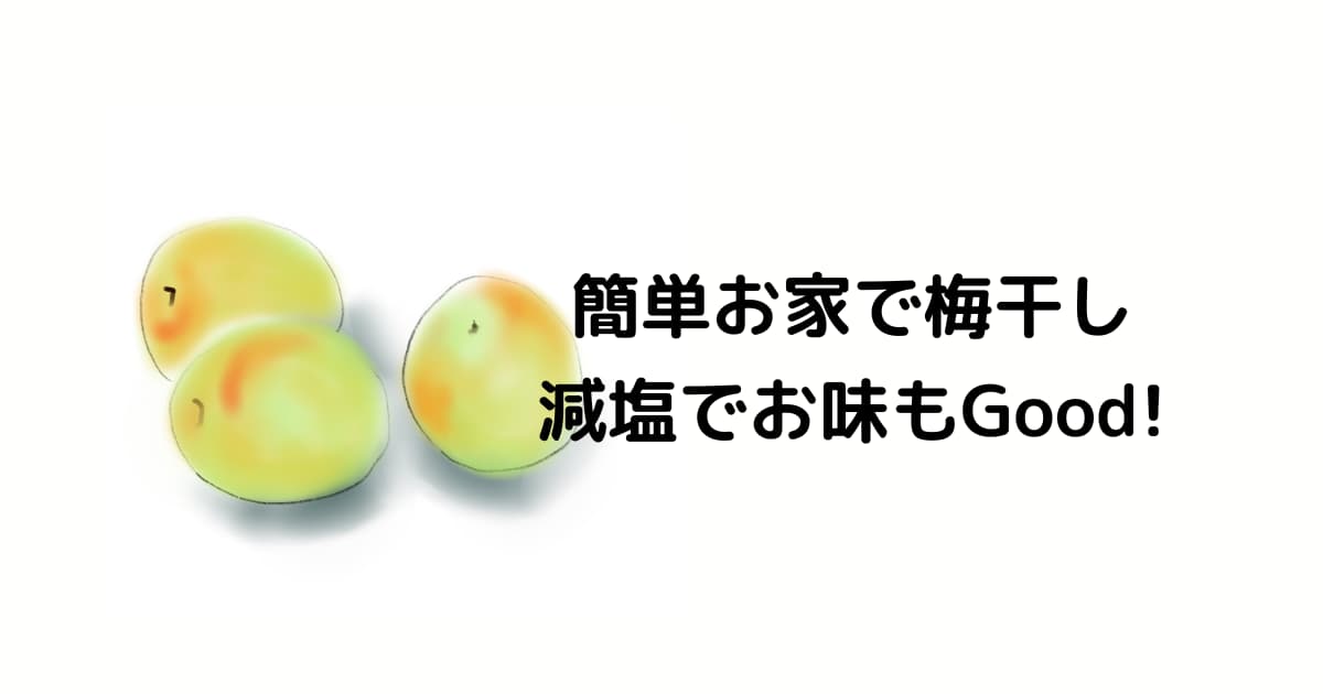 梅干しを簡単に作る方法